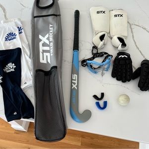 STX field hockey stick 30" with accessories